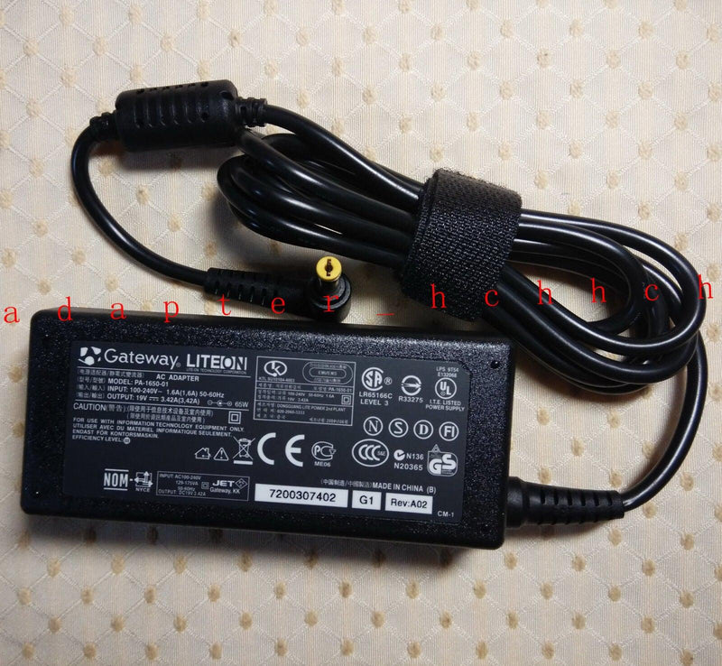 Original 65W AC Adapter for Gateway NV570P09u NV570P17u,NV570P08u,NV53 NV78 NV79