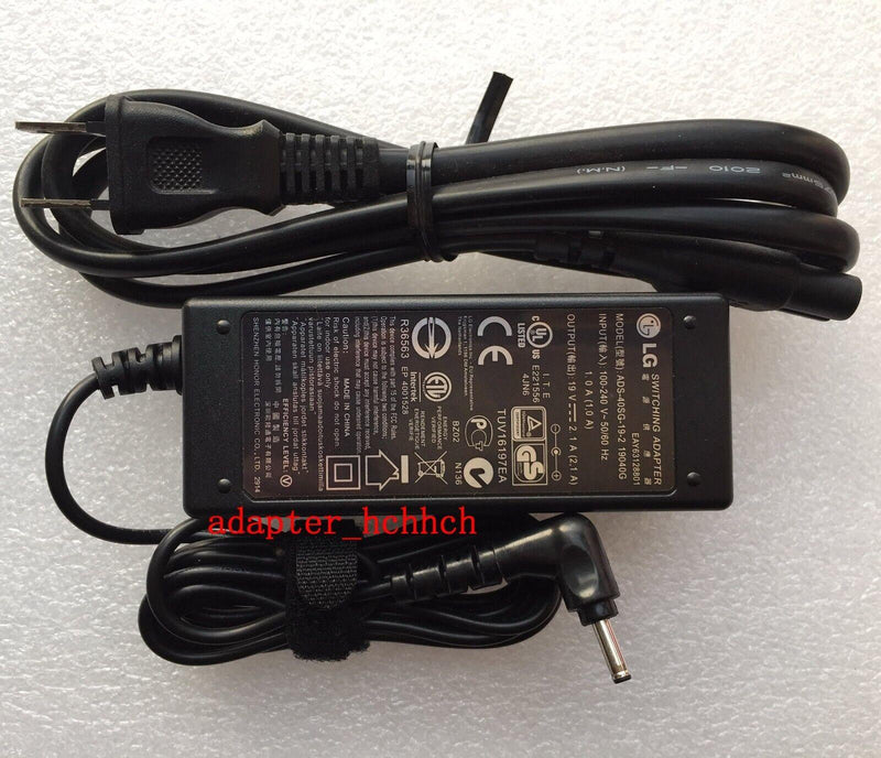 Original OEM LG 40W 19V AC/DC Adapter&Cord for LG gram 15Z980-A.AAS7U1 Ultrabook