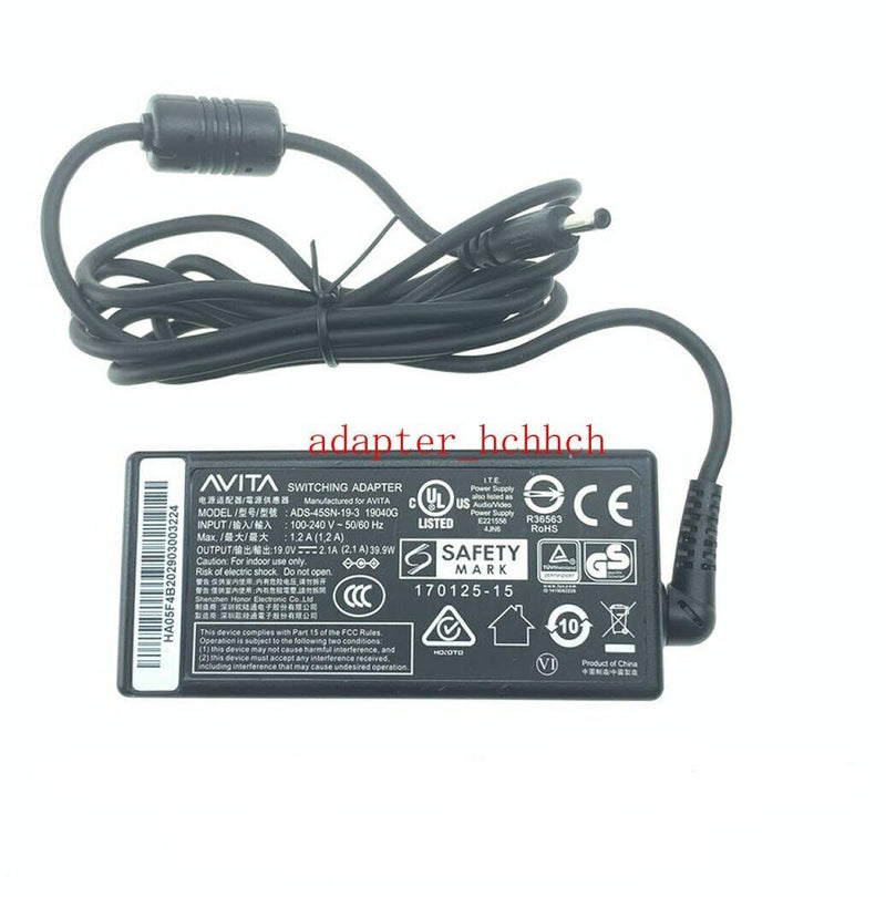 New Original AVITA 19V 2.1A AC Adapter&Cord for Avita Liber CN6613F56U1US Laptop