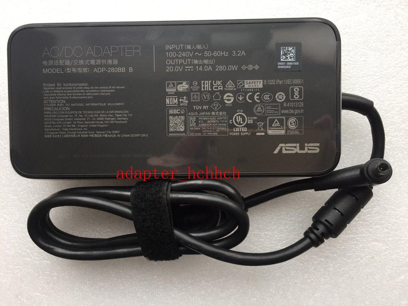 New Original OEM ASUS 280W Adapter for ROG Strix Scar 15 G533ZW-XS96 ADP-280BB B