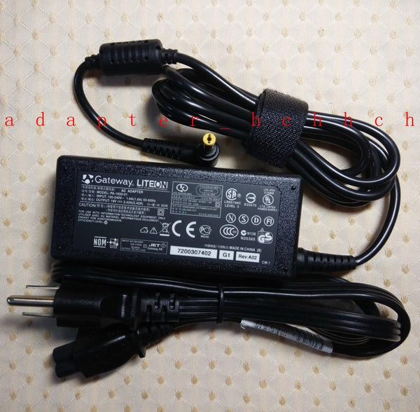 New Original OEM 65W AC Adapter for Gateway MD2614u MD7820u MS2285 MS2273 MS2274