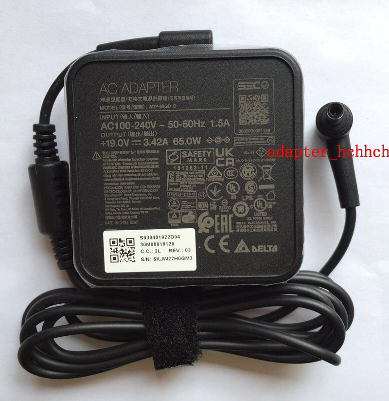 New Original OEM MSI 19V 3.42A Adapter&Cord for MSI Modern 14 B5M-027 ADP-65GD D