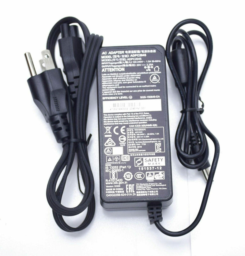 New Original OEM 20V 2.25A AC Adapter for MSI Optix G24C4/G27C4 Gaming Monitor@@