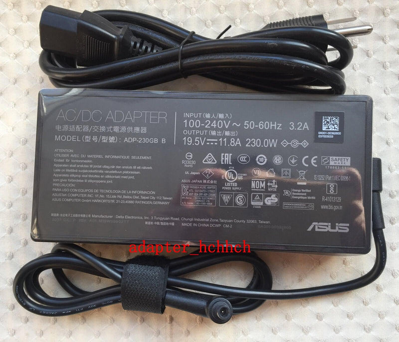 Original ASUS ROG Zephyrus M15 GU502LV-AZ057T,ADP-230GB BP 230Watt AC/DC Adapter