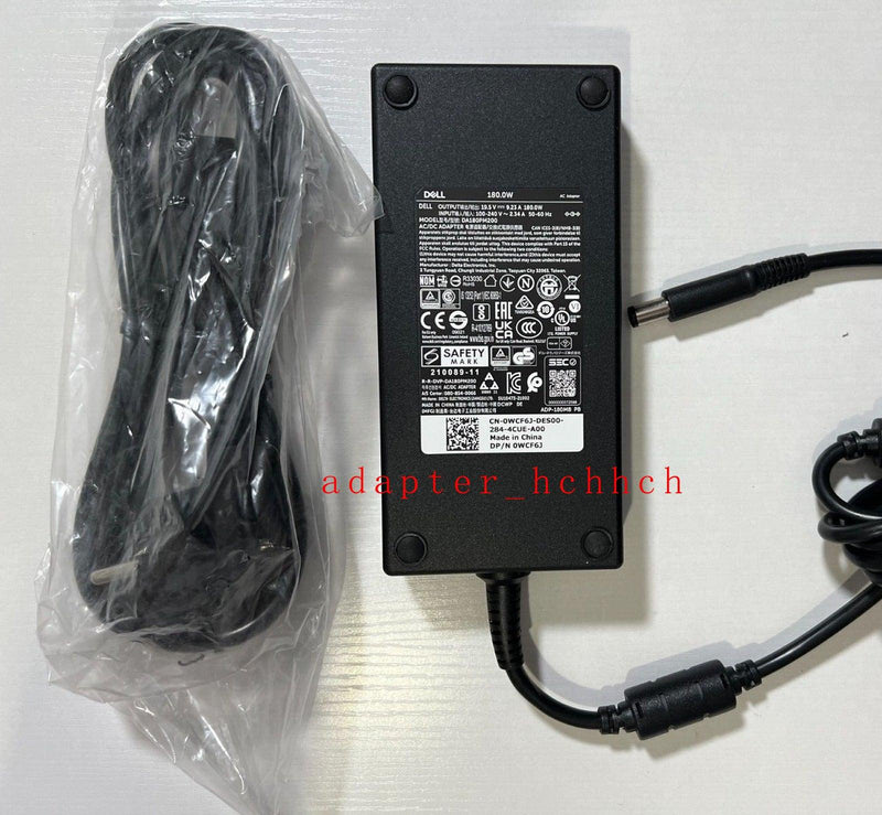 New Original Dell 19.5V 9.23A Adapter&Cord for Dell G16 7620 DA180PM200 Notebook