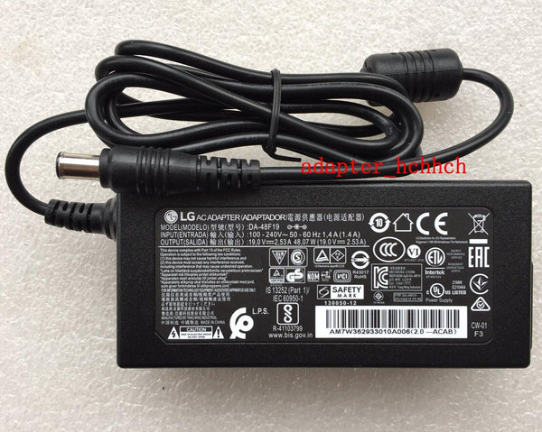 New Original OEM LG 19V 2.53A Adapter&Cord for LG 29UM69G-B DA-48F19 LCD Monitor