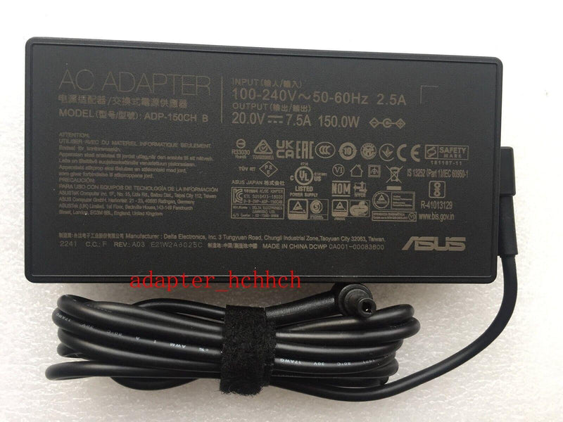 New Original OEM Metabox Alpha-S/i9-13900H/RTX3050 20V 7.5A 150W AC Adapter&Cord