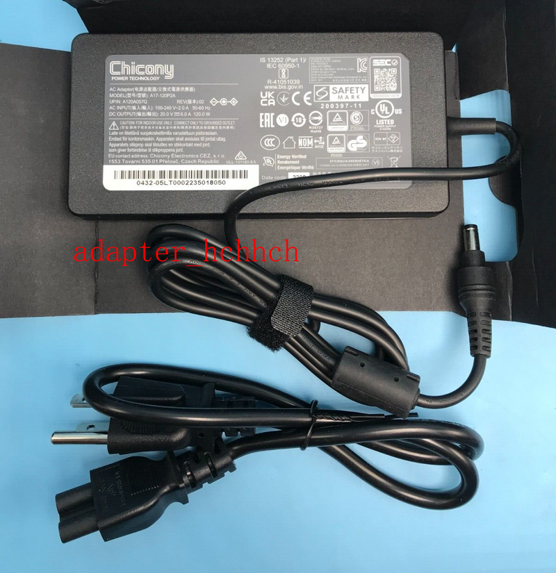 New Original Chicony AC Adapter for Intel NUC 12 Pro NUC12WSH A17-120P2A Mini PC