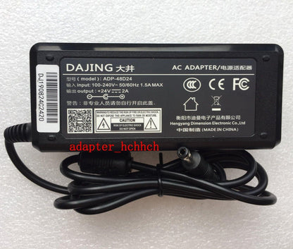 New Original 24V AC Adapter&Cord for Logitech G25 G27 G29 G920 G940 Racing Wheel