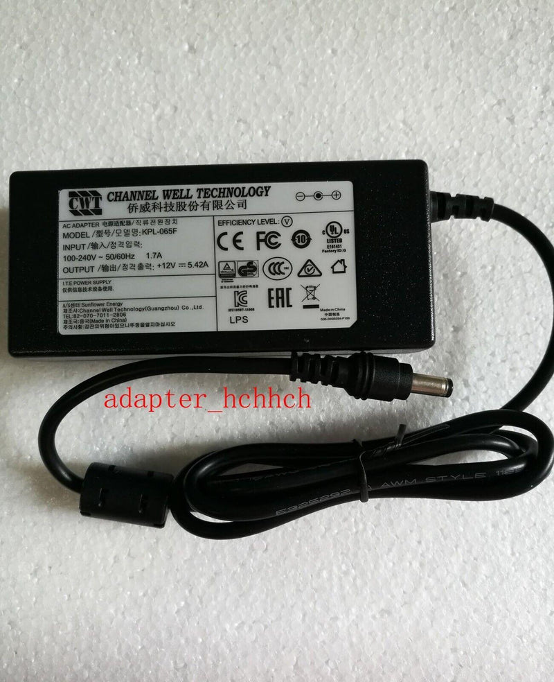 New Original CWT 12V 5.42A 65W AC Adapter for Synology DS211J DS212J DiskStation