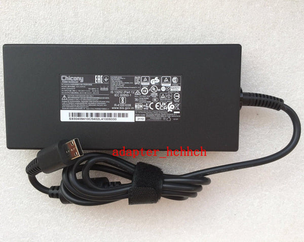 New Original MSI GE76 Raider 11UE-046US A20-240P2A Chicony 240W 20V Adapter&Cord