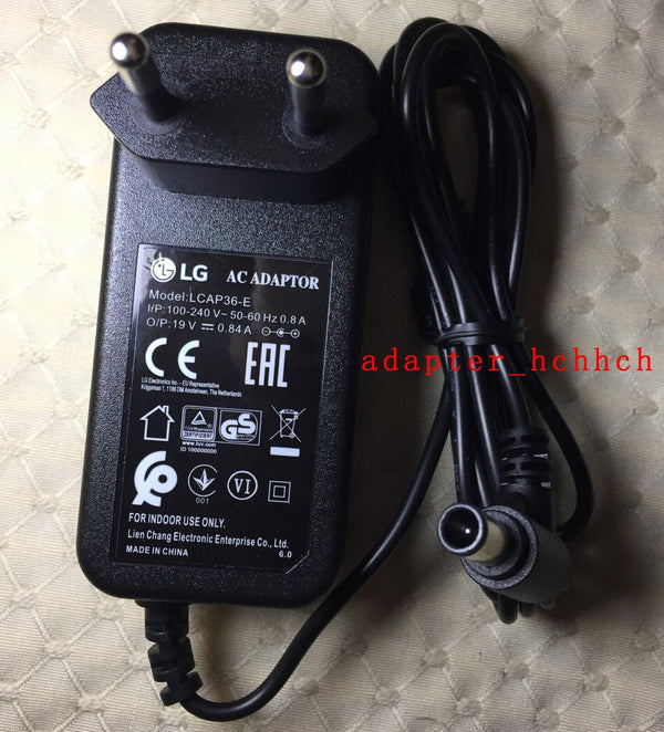 New Original LG 20M37H 20M38H 20M35D 20M37A 20M38A Monitor LCAP36-E 19V Adapter@