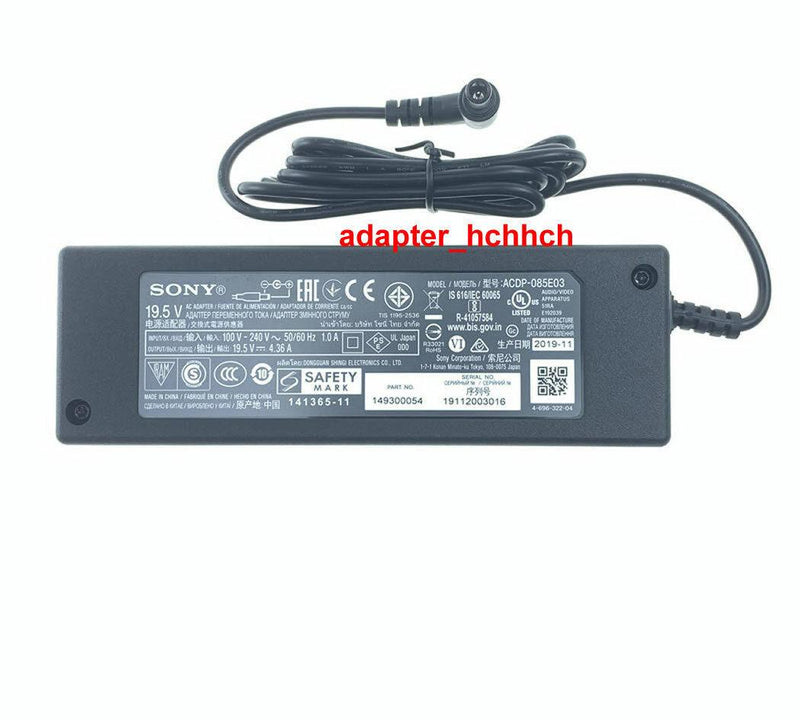 New Original OEM Sony 19.5V 4.36A Adapter for Sony HT-S200F ACDP-085E03 Soundbar