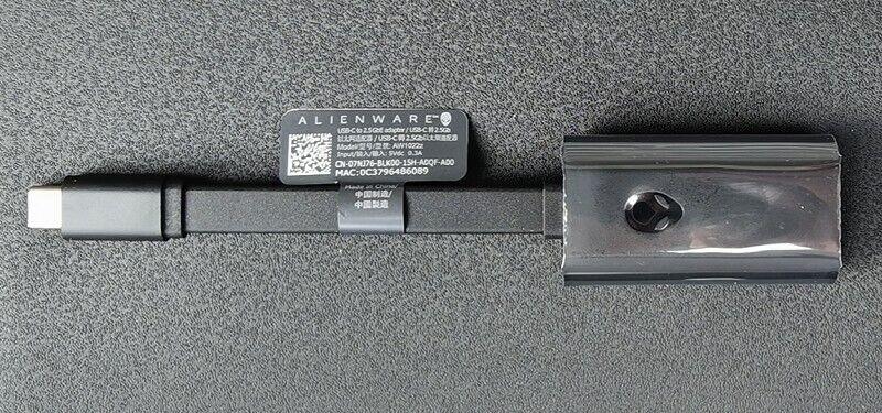 Alienware R15 Network Adapter New Original Dell Alienware USB-C to 2.5Gbe Gigabit Ethernet Adapter ...