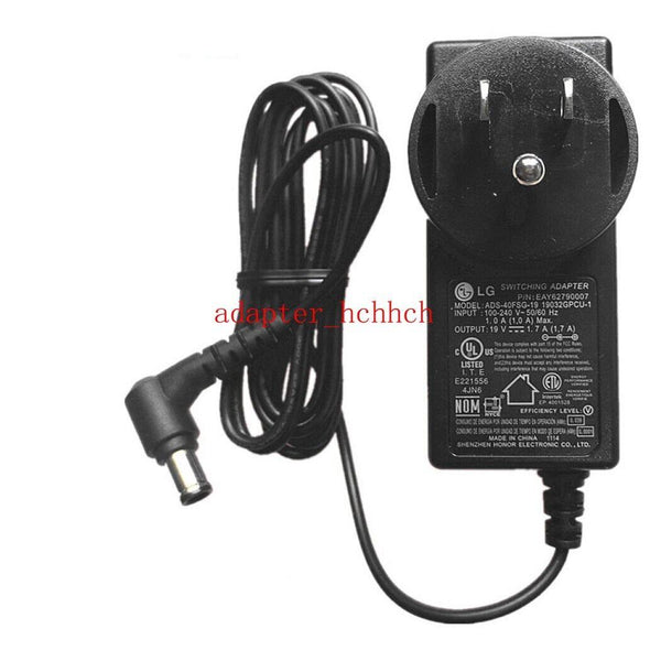 New Original OEM LG 19V 1.7A AC Adapter for LG Flatron 24EA53V-B LCD-LED Monitor