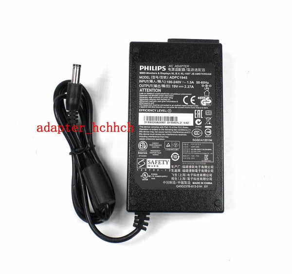 New Original Philips 234E5QHSB/QHSW monitor ADPC1945 19V 2.37A AC Adapter&Cord@@