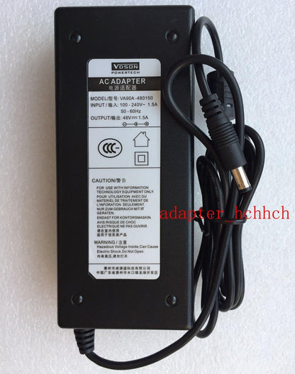 New Original 48V Adapter For Swann NVR8-7300 NVR87300 8 Channel Video Recorder