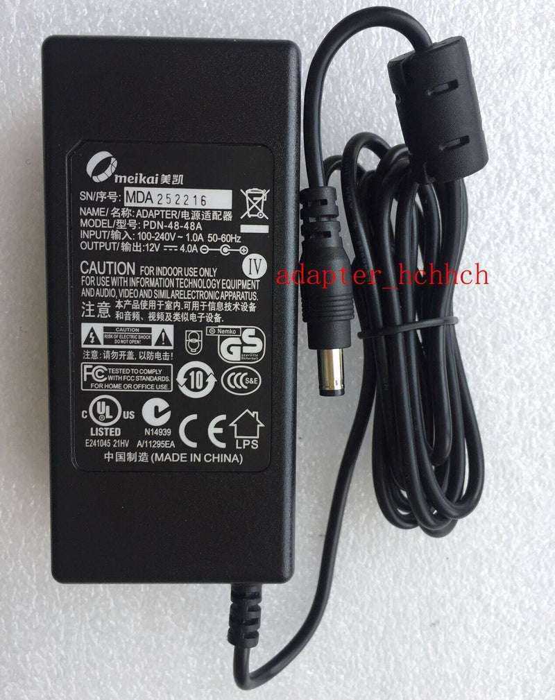 New Original OEM 12V 4A AC Adapter for KeeTouch KOT-0270U-CA4P LCD Touch Monitor