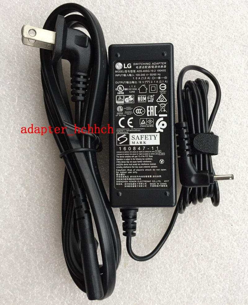 New Original OEM LG 19V Cord/Charger gram 13Z980-U.AAW5U1 13Z980-A.AAS5U1 Laptop