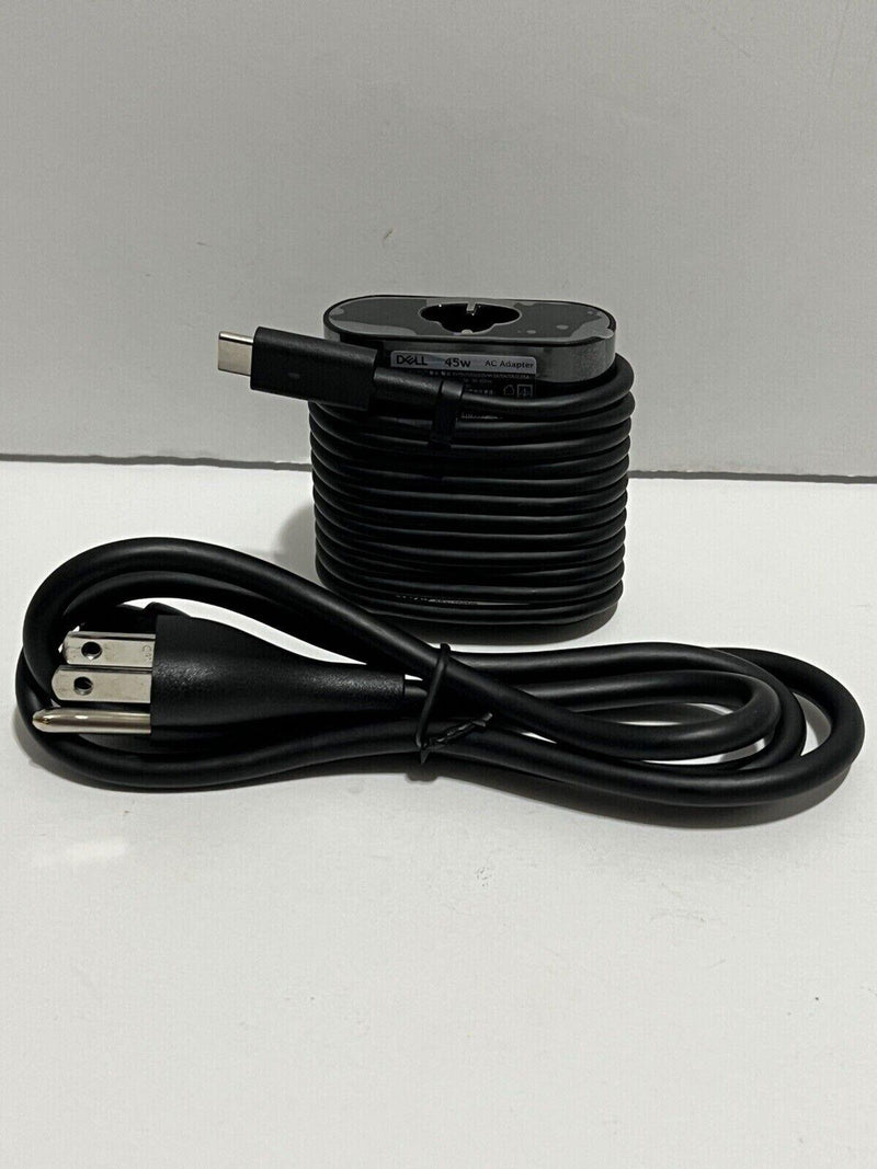 New Original OEM Dell 45W 5V/9V/15V/20V Adapter&Cord for Dell XPS 13-7390 Laptop