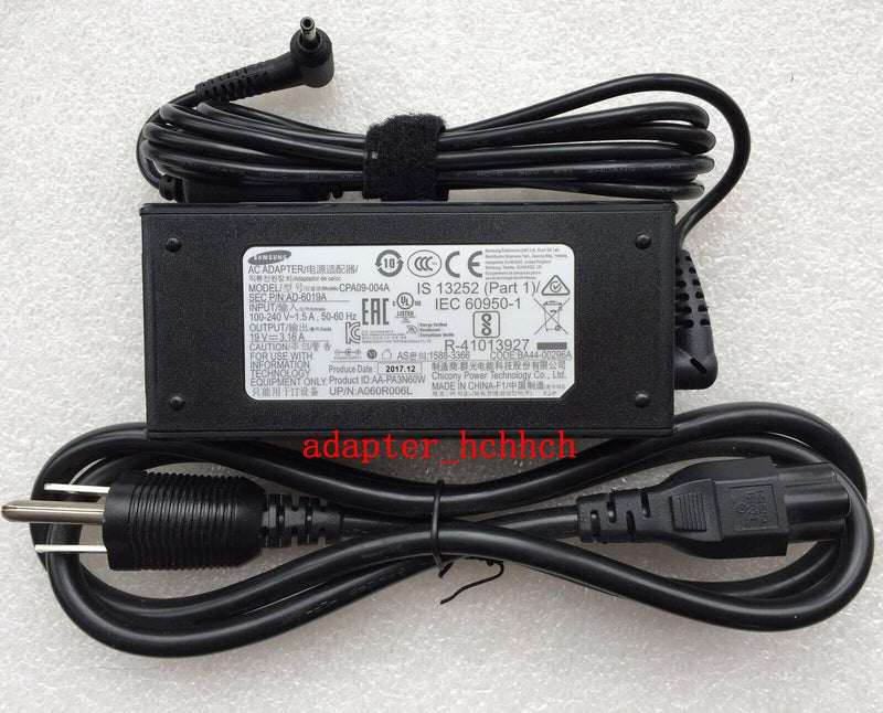 New Original Samsung Notebook 9 Pro NP940X5M-X02US AA-PA3N60W AC/DC Adapter&Cord