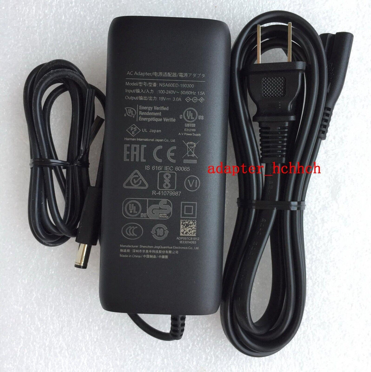 New Original 19V 3A Adapter for Polk Home Theater TNUA1903003 Sound Bar System@@