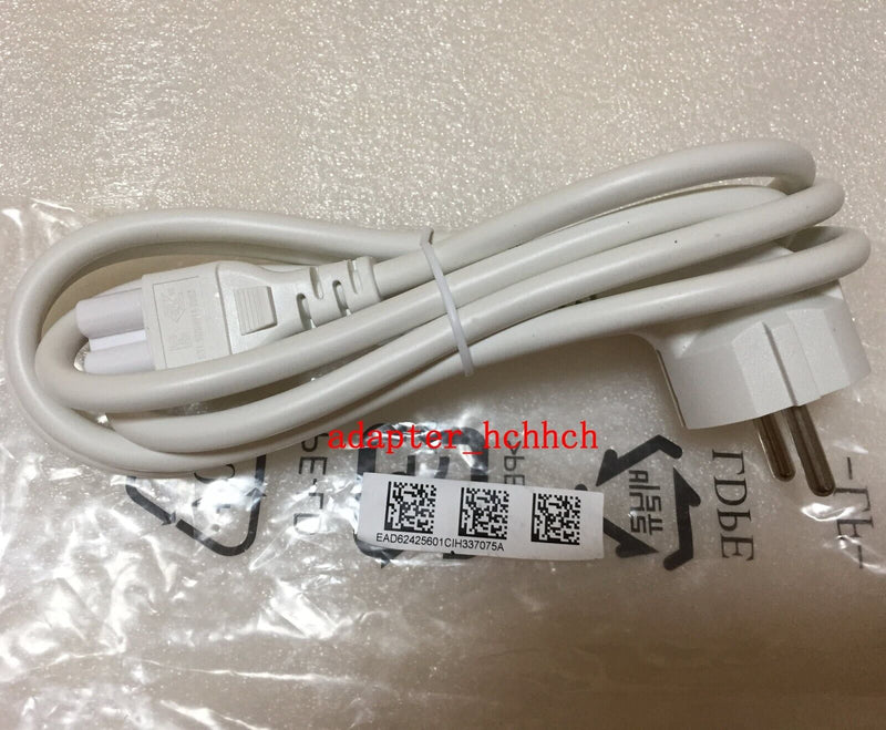 New Original LG EAD62425601 EU White Power Cord for LG Momitor TV PC Projector@