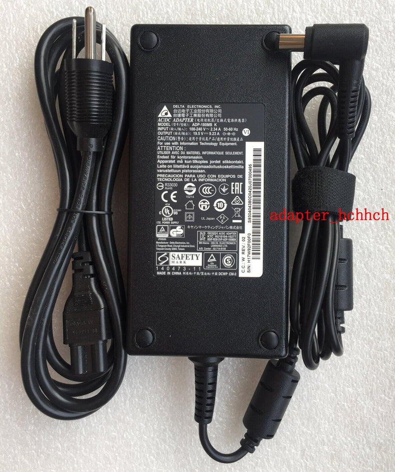 New Original Delta 19.5V 9.23A AC Adapter&Cord for MSI GP65 Leopard 10SDR Laptop