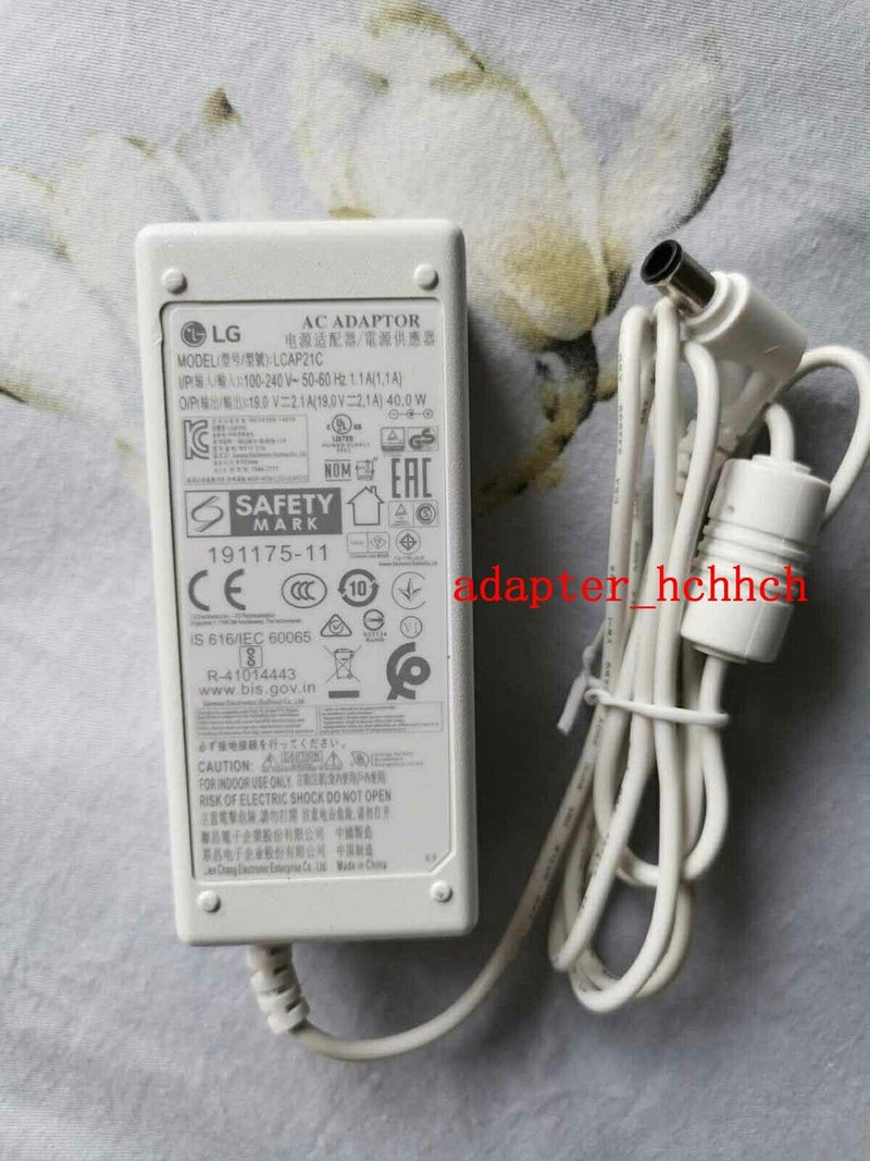 New Original LG 19V AC Adapter for LG 29WN600-W LCAP21C,19040G,LCAP26B-A Monitor