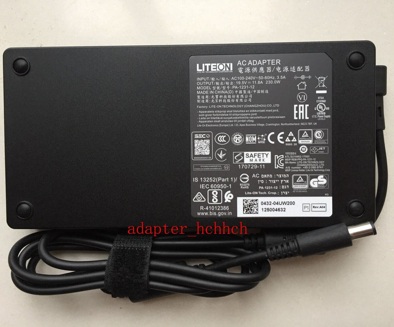 New Original Liteon 19.5V Adapter for Intel NUC NUC11PHKi7C PA-1231-12 MINI PC@@