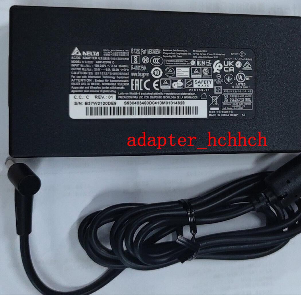 New Original Delta 120W Adapter for MSI GF63 Thin 11UD Series ADP-120VH D Laptop