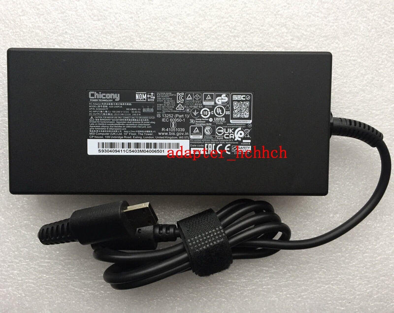 New Original MSI 240W/20V Adapter&Cord for MSI ALPHA 17C7VF-007US Gaming Laptop@