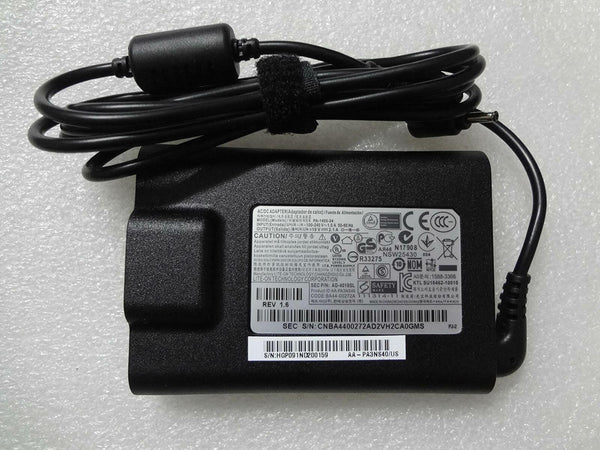 New Original Samsung AC Adapter for Samsung NP900X3L-K03US AA-PA3NS40/US Laptop@