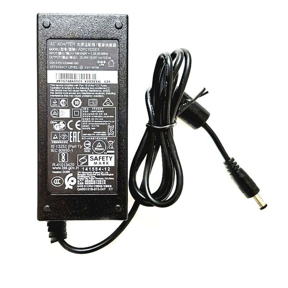New Original AOC 19V 1.31A Adapter for AOC 24B2XH/27B2H ADPC1925EX LCD Monitor