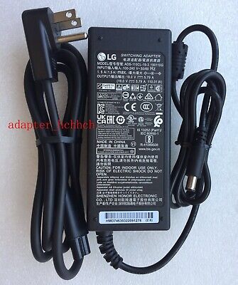 New Original OEM LG 19V 5.79A Adapter for LG 24CQ650I-6N All-in-One Thin Client@