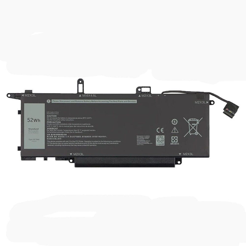 New Compatible Dell Latitude 0NF2MW 85XM8 8W3YY NF2MW Battery 52WH