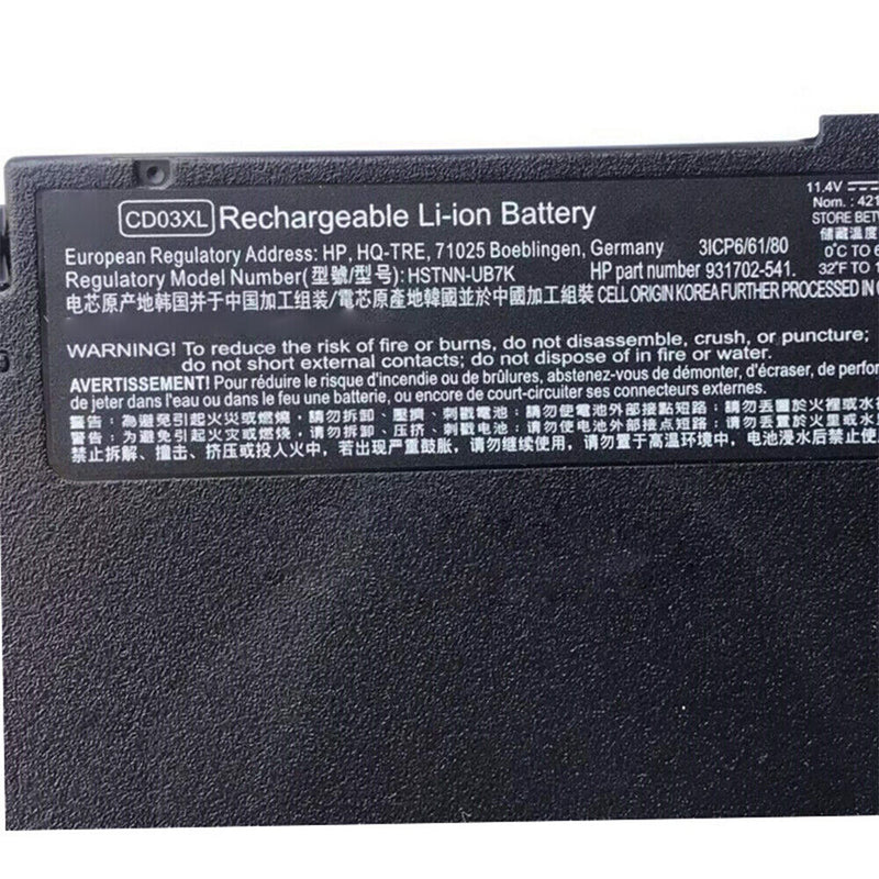 New Genuine HP ProBook 640 645 650 G4 Battery 48WH