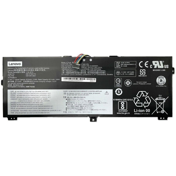 New Genuine Lenovo ThinkPad X13 Yoga Gen 1 Battery 51WH