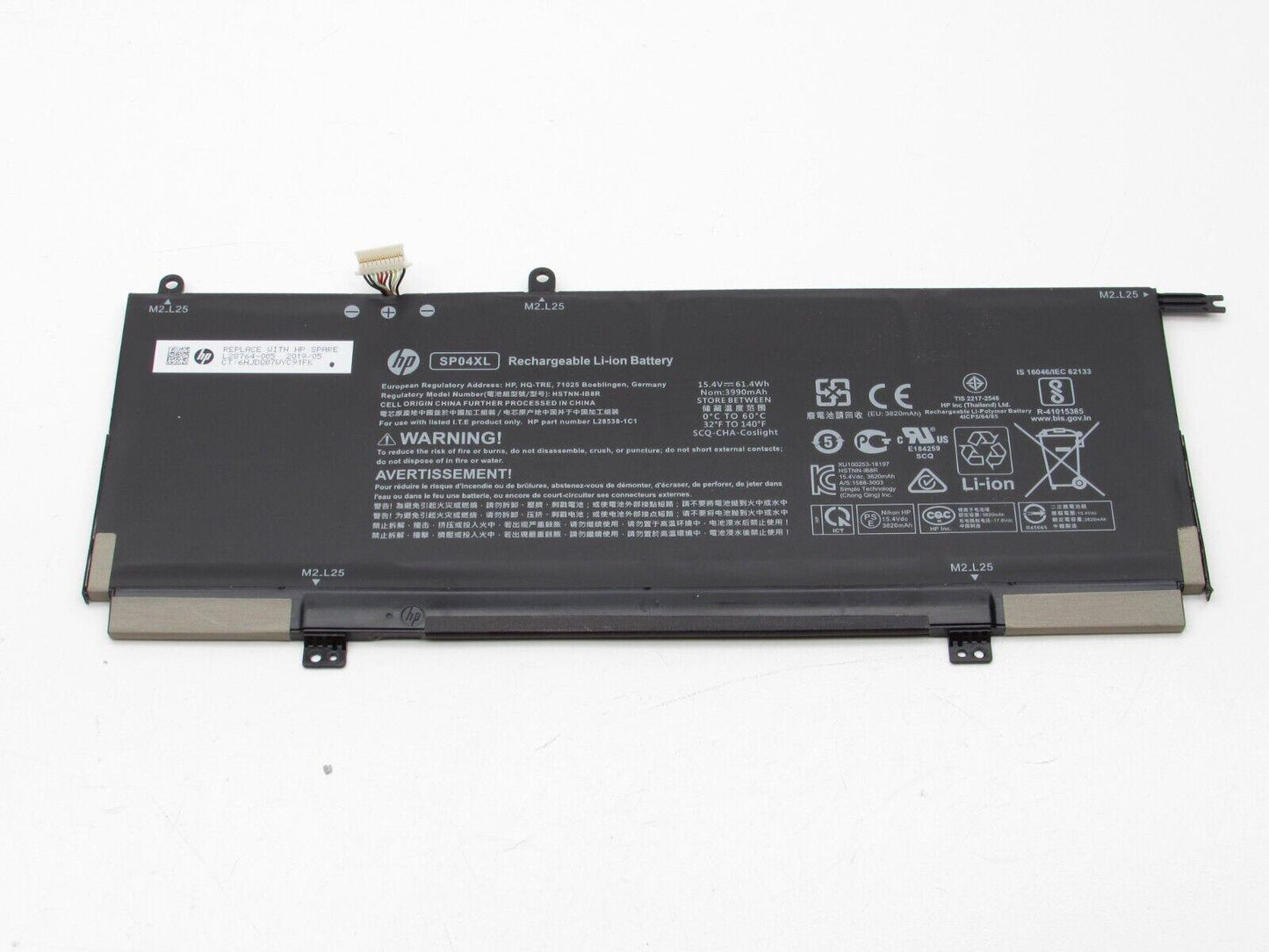 New Genuine HP Spectre X360 Convertible 13-AP0068MS 13-AP0090CA 13-AP0001LA Battery 61.4WH