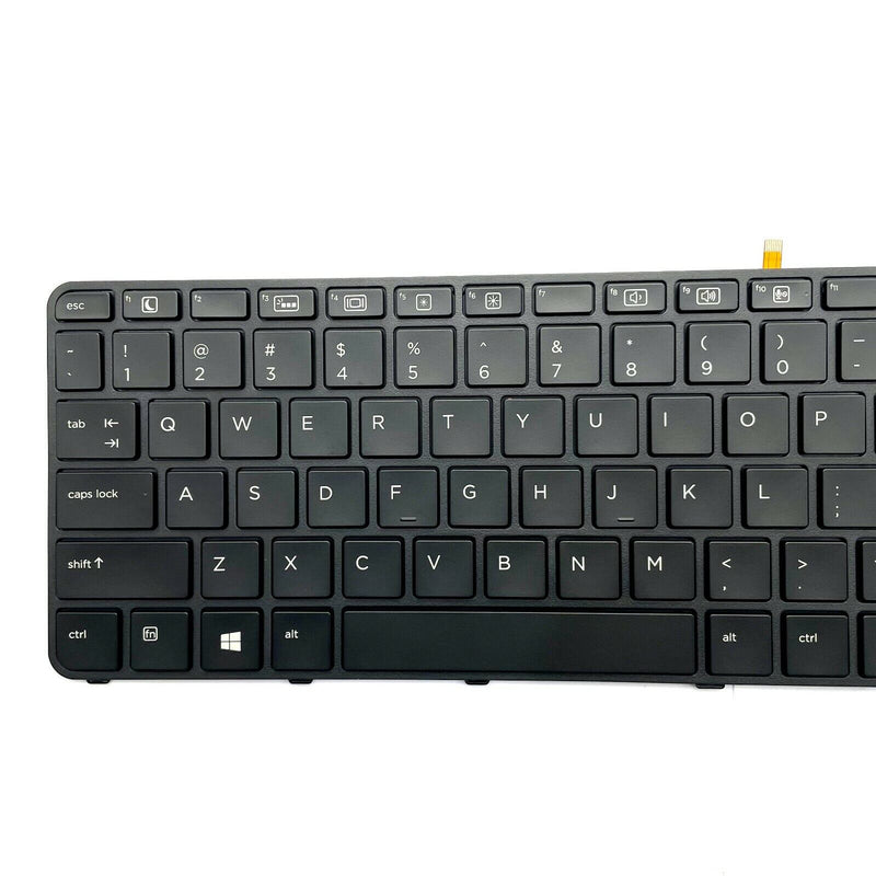New HP Probook 650 G2 G3 655 G3 450 G3 US English Keyboard Backlit no pointer 841137-001