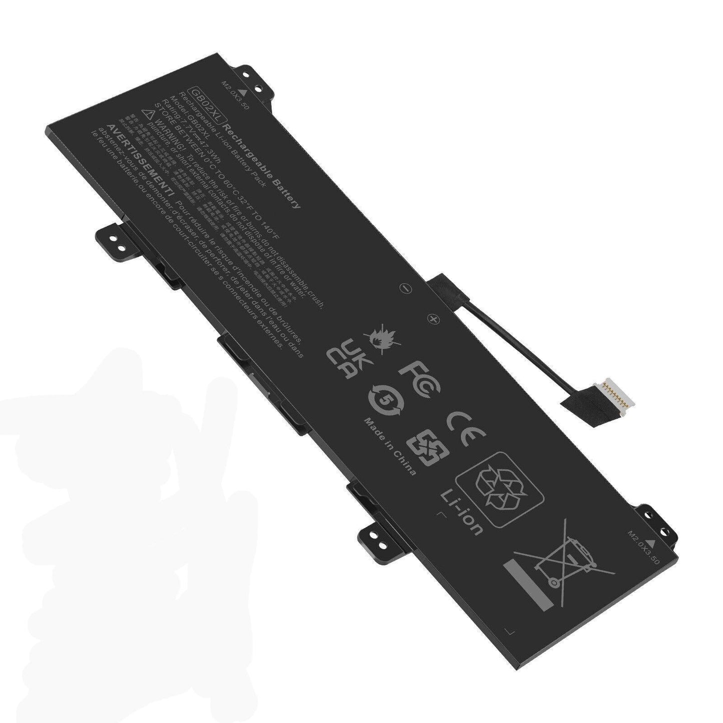 New Compatible HP GB02XL HSTNN-IB8W L42583-005 Battery 47.3WH