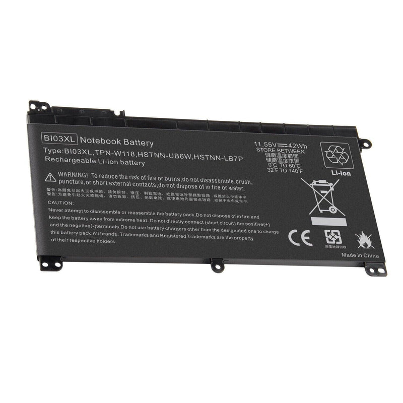 New Compatible HP Pavilion X360 13-U000 13-U100TU 13-U113TU 13-U114TU 13-U115TU Battery 41.7WH