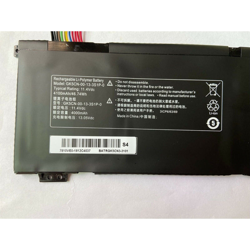 New Genuine Getac GK5CN5Z GK5CN6Z GK5CN4Z GK6Z5CN Battery 46.17WH