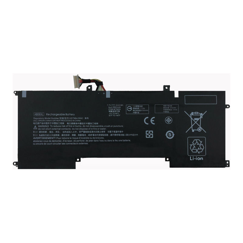 New Compatible HP Envy AB06053XL AB06XL HSTNN-DB8C Battery 53.61WH