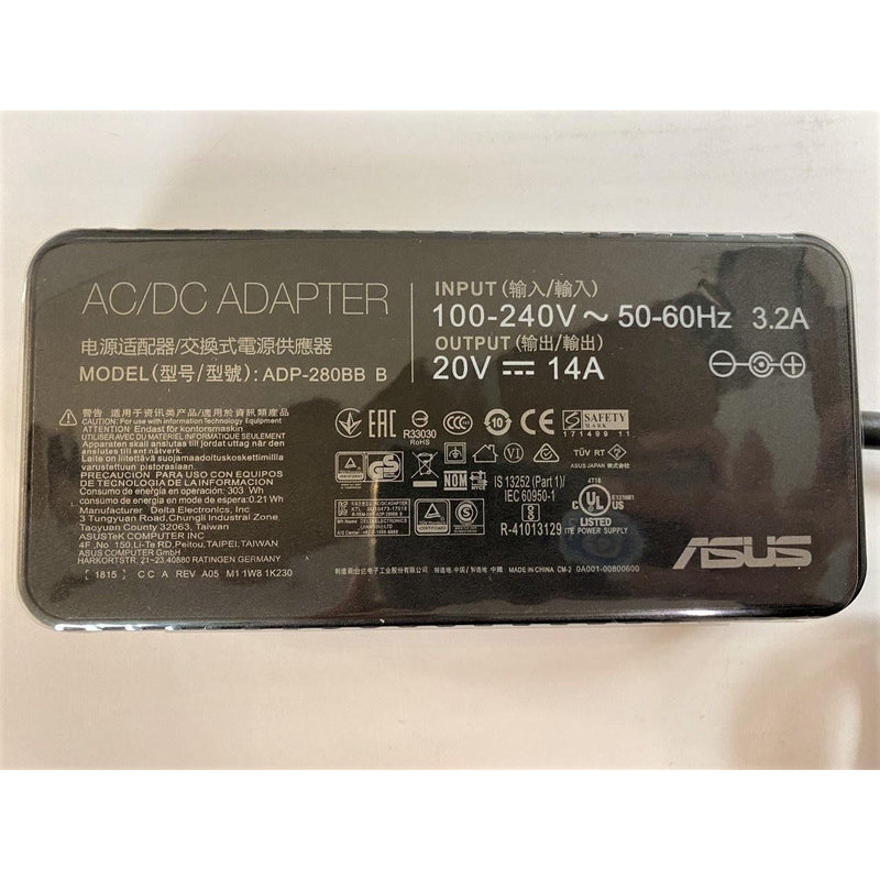 New Genuine Asus ZenBook Pro 16X OLED UX7602BZ AC Adapter Charger 280W
