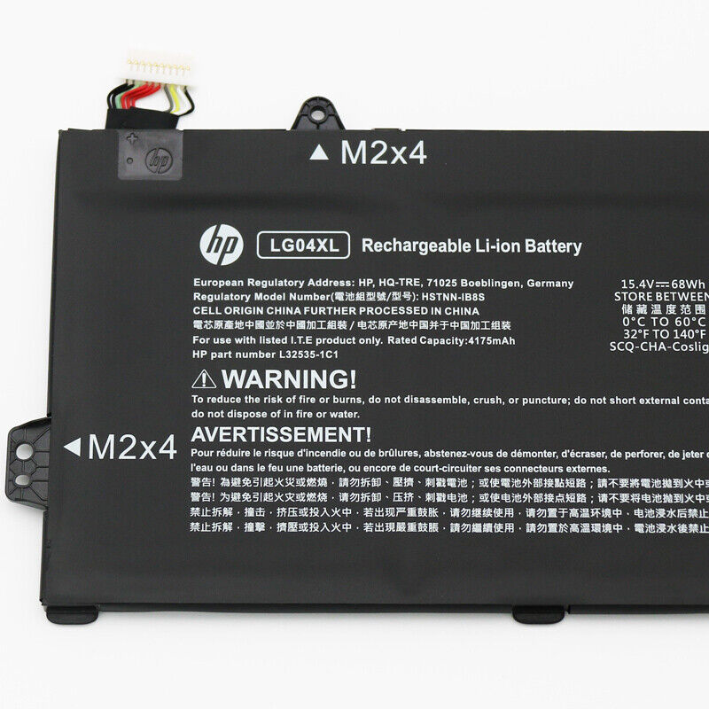 New Genuine HP HSTNN-IB8S LG04XL Battery 68WH