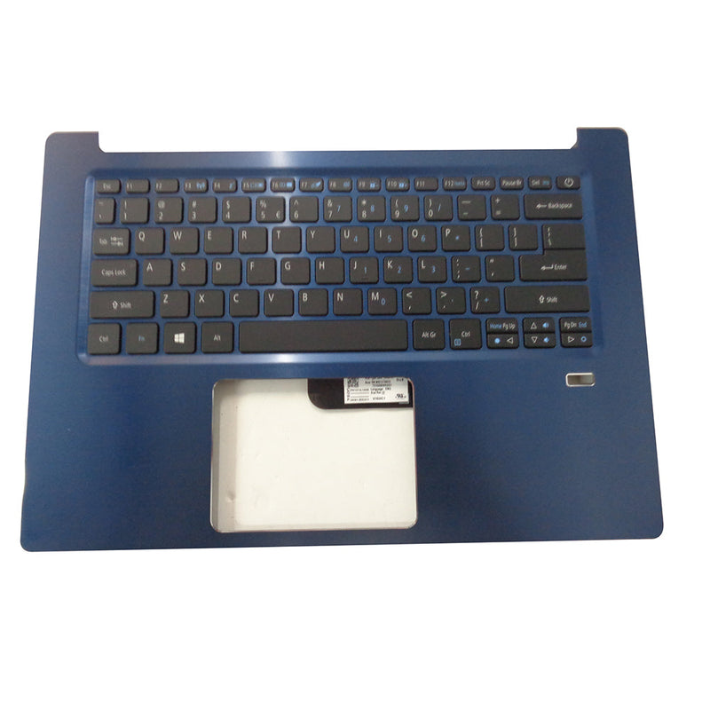 New Acer Swift 3 SF314-52 SF314-52G Blue Upper Case Palmrest & Keyboard 6B.GQPN5.001