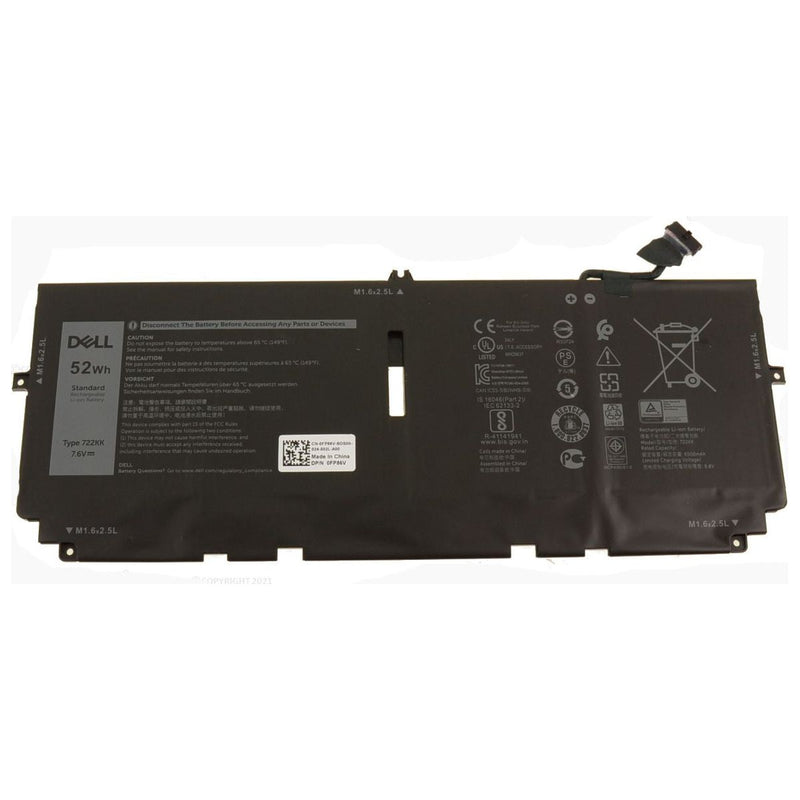New Genuine Dell XPS 13 9300 9310 Battery 52WH