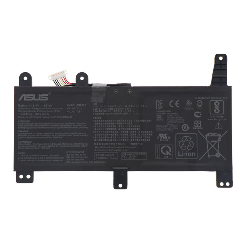 New Genuine Asus ROG C41N1731-2 Battery 66Wh 0B200-03400200