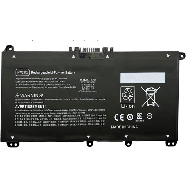 New Compatible HP Pavilion 15-EG0073CL 15-EG0074NR 15-EG0074WM 15-EG0079NR 15-EG1053CL Battery 41.04WH